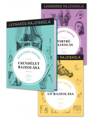 Leonardo rajziskola Bookazine sorozat 1-12. kötet