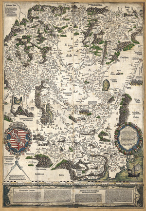 Magyarország 1528 - reprint térkép