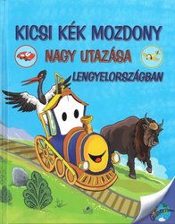 Kicsi kék mozdony nagy utazása Lengyelországban - borító 