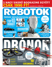 Drónok + Robotok - Bookazine - borító 