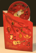 Karácsonyi country - képeslap CD - borító 