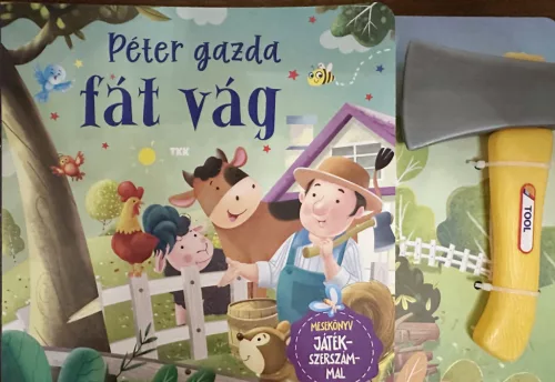 Péter gazda fát vág