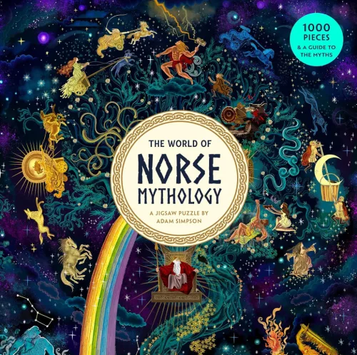 The World of Norse Mythology: 1000 Piece Jigsaw Puzzle
