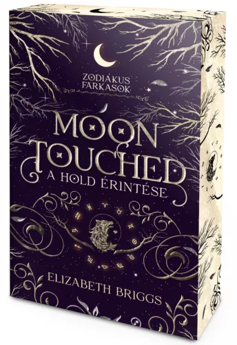Elizabeth Briggs - Moon Touched – A Hold érintése (éldekorált kiadás) + Page Overlay (Áttetsző print) - Zodiákus Farkasok