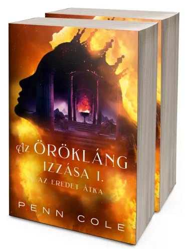 Penn Cole - Az Eredet átka – Az Örökláng izzása I-II. kötet (NEM éldekorált kiadás) + térkép